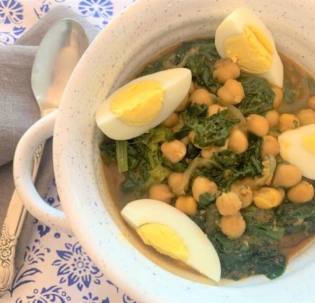 Spinach and Chickpea Stew