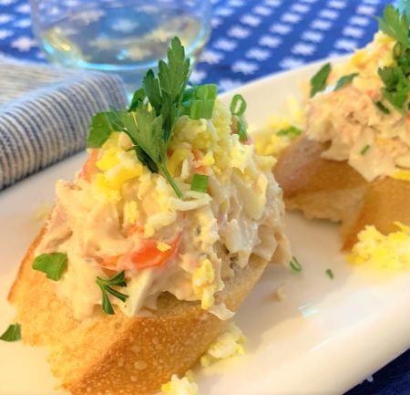 Crab Stick Salad Pincho