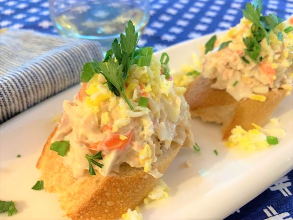 Crab Stick Salad Pincho