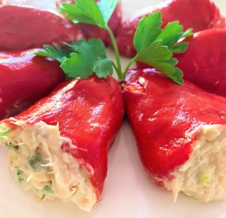 Peppers Stuffed with Tuna Salad