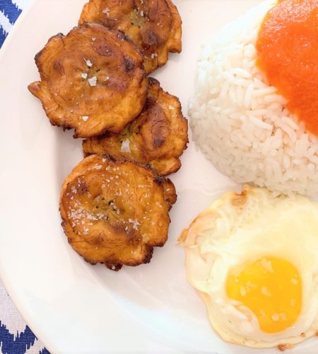 Cuban Style Rice with Plantain Chips