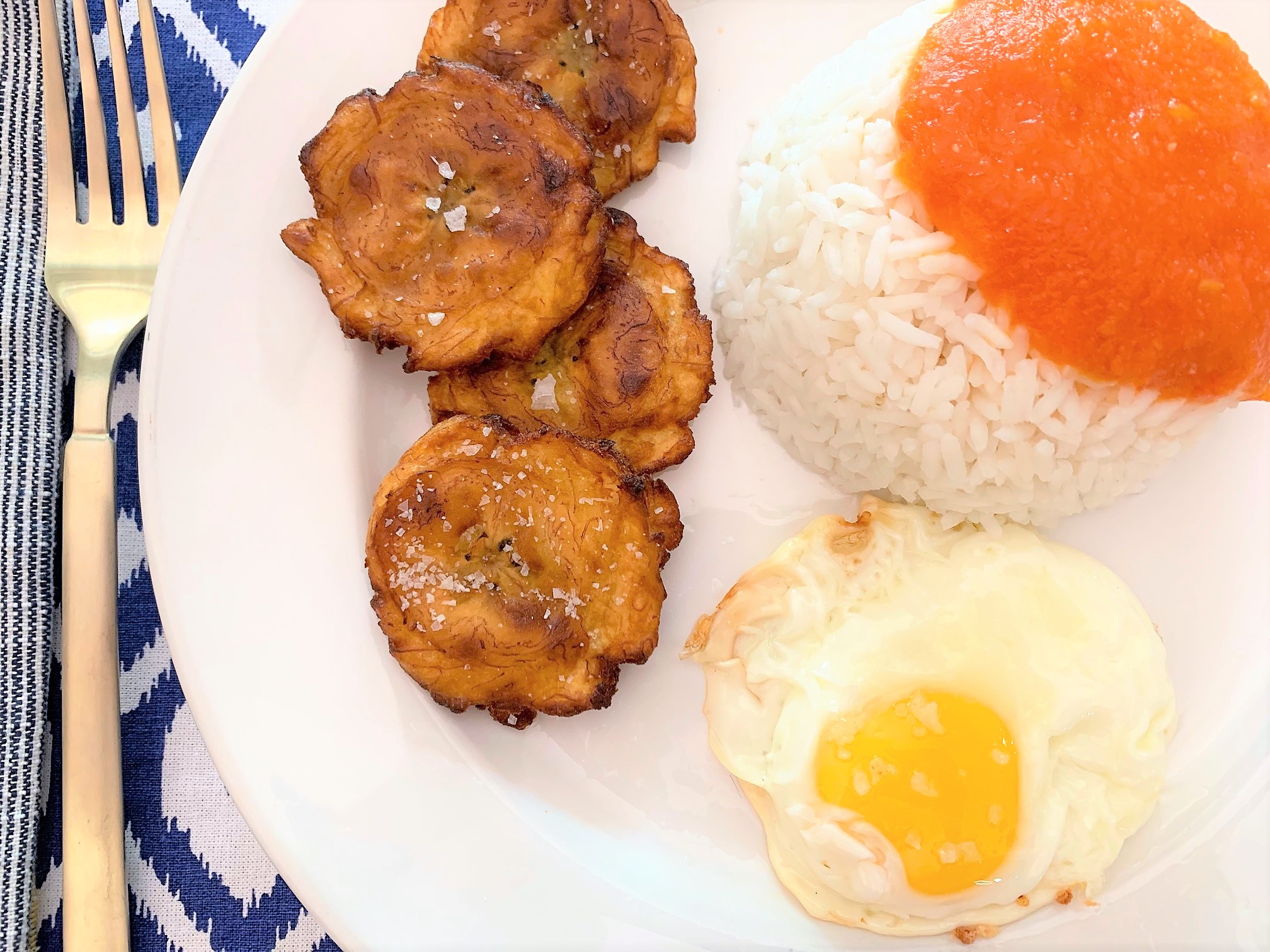 Cuban Style Rice with Plantain Chips