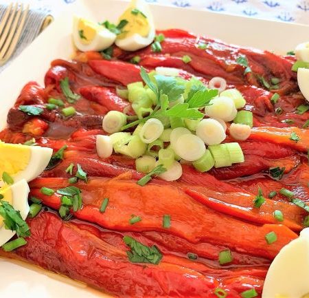 Roasted Red Pepper Salad