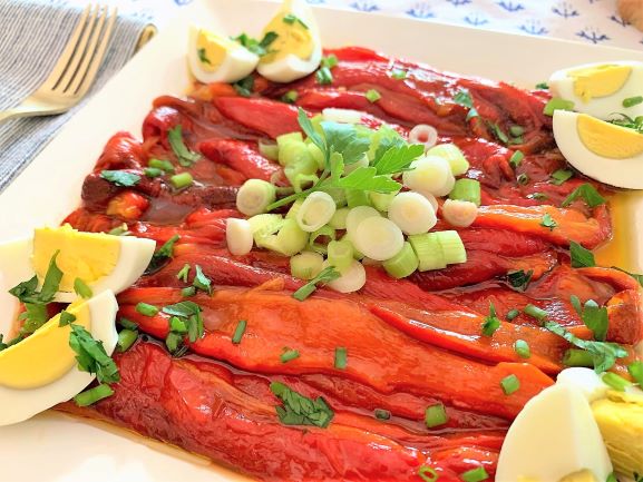 Roasted Red Pepper Salad