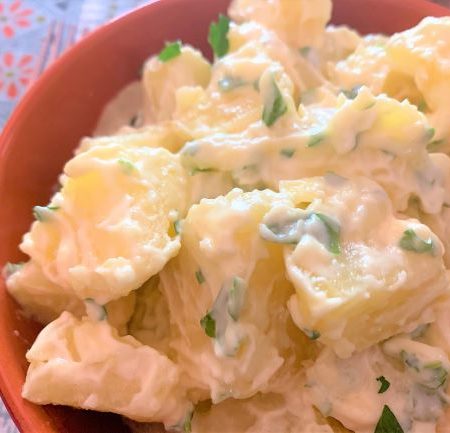 Garlic Mayonnaise Potato Salad